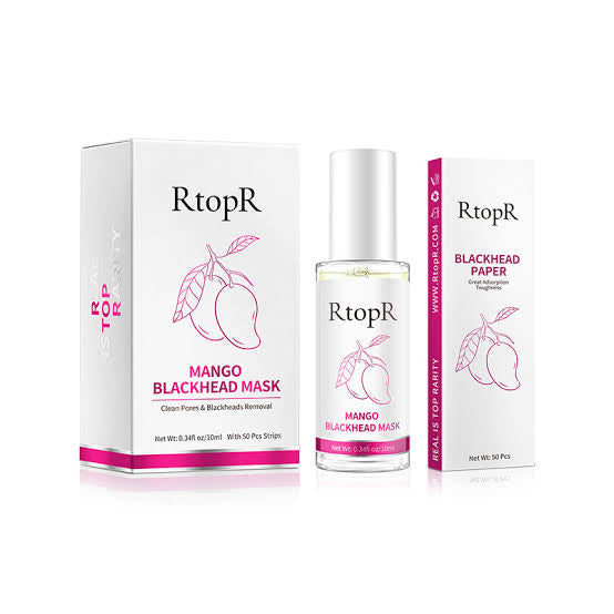 RtopR Mango Blackhead Mask Strong Pell Off Blackhead Remover Mask Nose Mask Deep Cleansing for Face & Nose