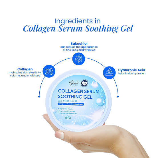 HELLO Glow Collagen Serum Soothing Gel - 300ml