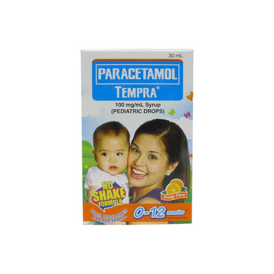 TEMPRA Orange Drops 30ml 0-12 Months (Paracetamol)