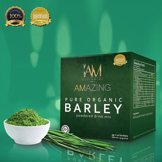 I Amazing Pure Organic Barley Powdered Drink