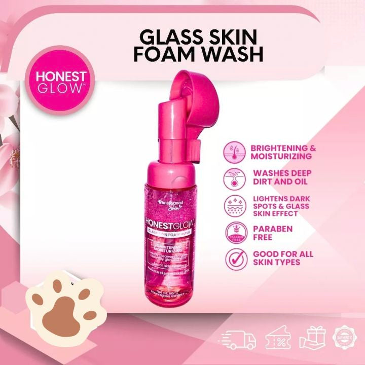 Honest Glow Glass Skin Foam Wash - 60ml