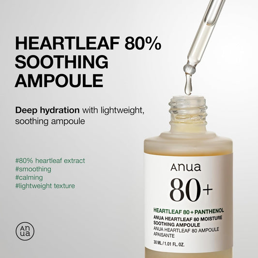 Anua Heartleaf 80% Moisture Soothing Ampoule 30ml