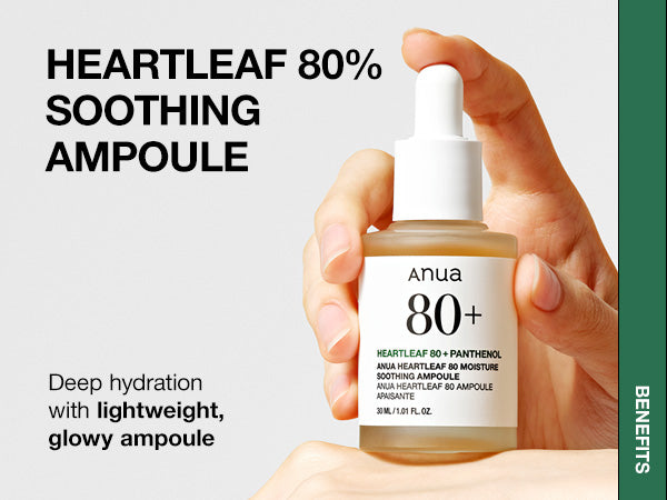 Anua Heartleaf 80% Moisture Soothing Ampoule 30ml