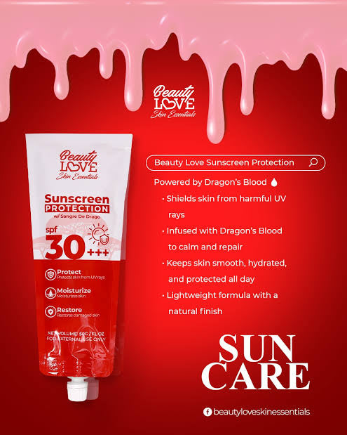 Beauty Love Sun Protection With Sangre De Drago SPF30+++ 50g