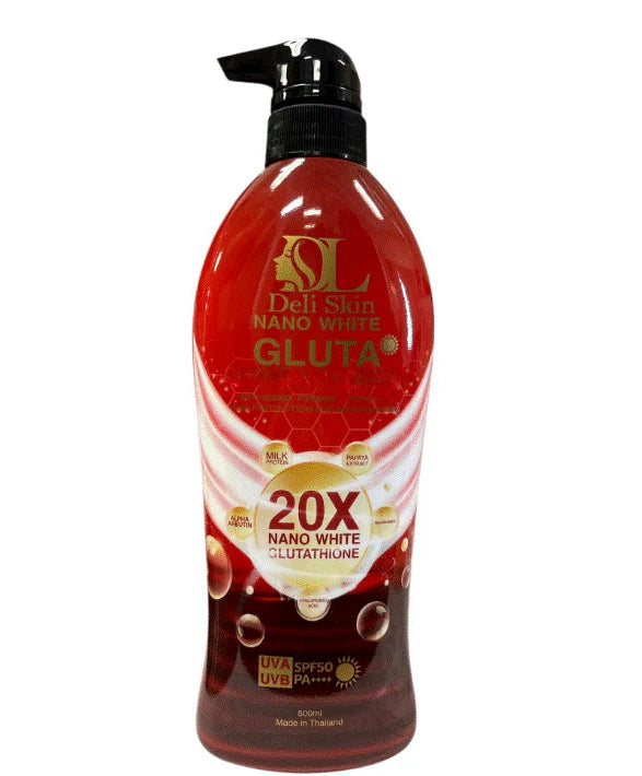Deli Skin Nano White GLUTA Intensive Whitening Lotion SPF 50 - 500 ml