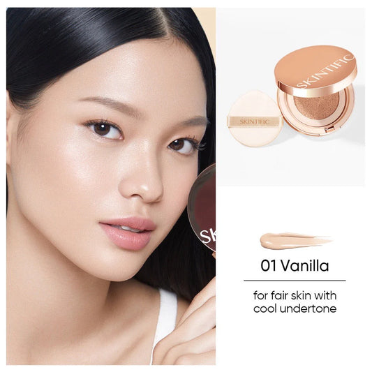 SKINTIFIC Cover All Perfect Cushion  - 01 VANILLA