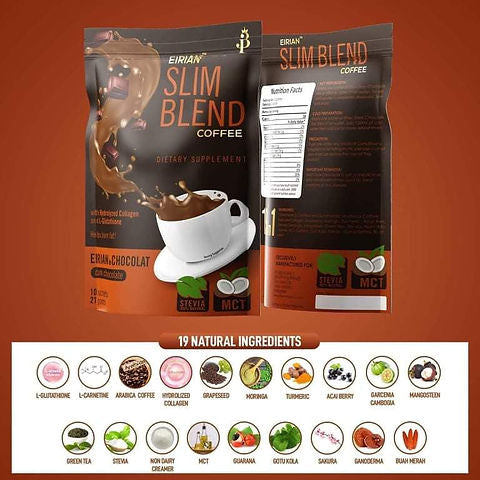 EIRIAN SLIM BLEND COFFEE - Le Chocolat (DARK CHOCOLATE) - 21gx10