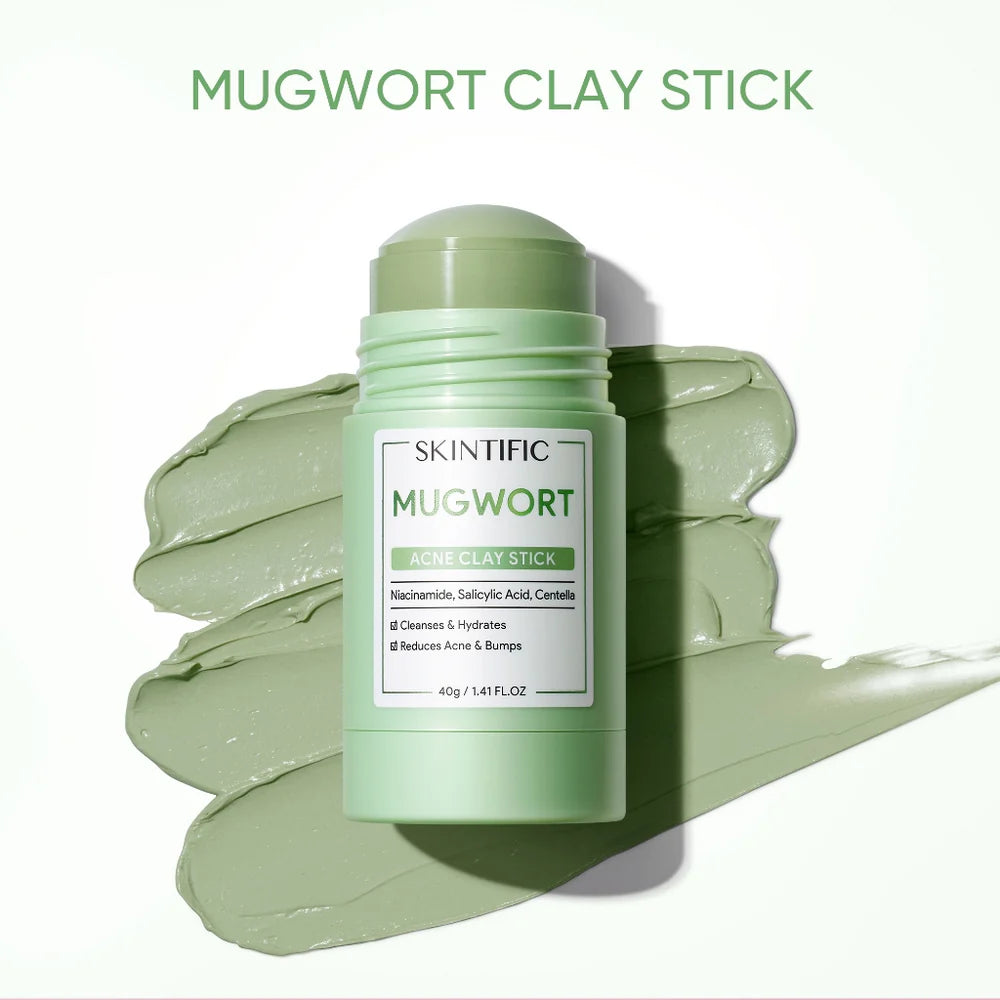 SKINTIFIC Mugwort Acne Clay Mask Stick 40G