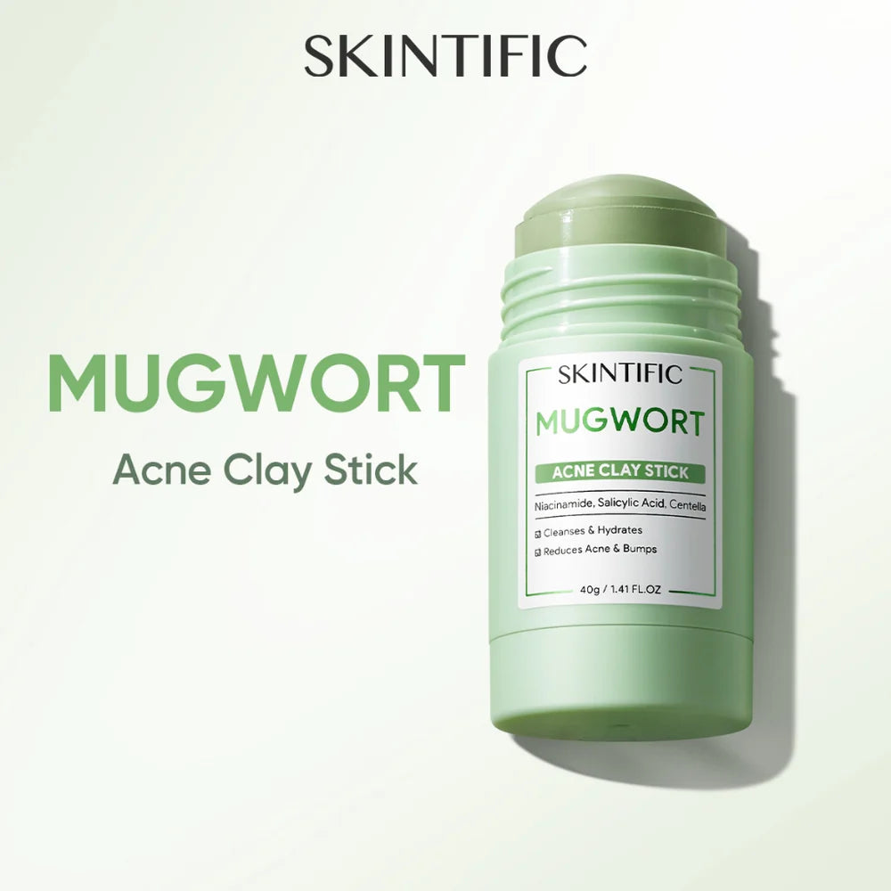 SKINTIFIC Mugwort Acne Clay Mask Stick 40G