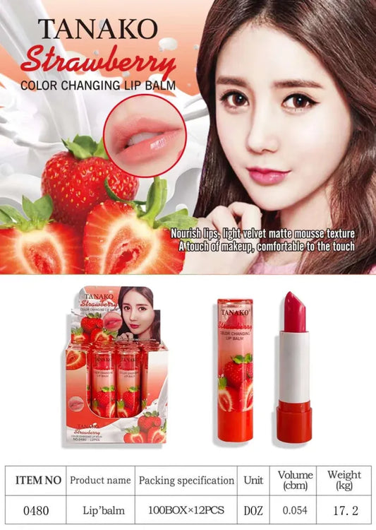 TANAKO Magic Lipbalm Strawberry Extract