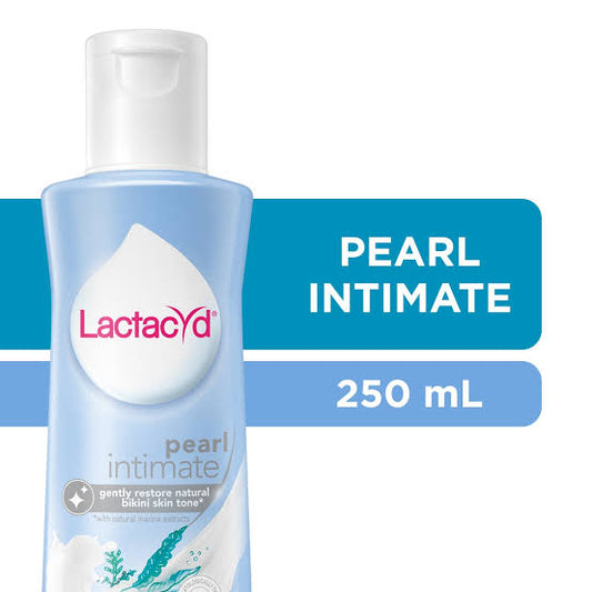 LACTACYD Pearl Intimate with Natural Marine Extract Feminine Wash (Gently Restore Natural Bikini Skin Tone) 250 ml