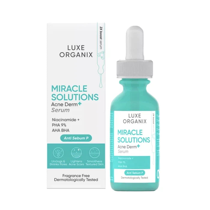 Luxe Organix Miracle Solutions Acne Dermatologist Serum - 30ml