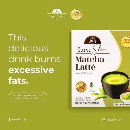 Luxe Slim Matcha Detoxy Coffee Latte Pouch - 8 Sachets