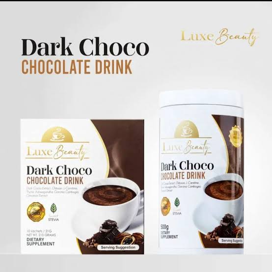 Luxe Slim Dark Choco 500g - HALF KG Tub