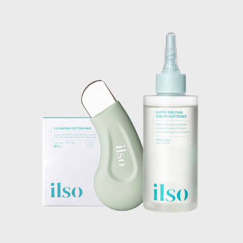 ilso Super Melting Sebum Softener 150ml Set (+Cotton Pad 40P)