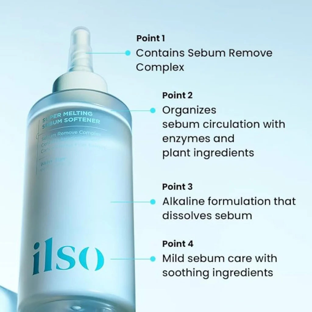 ilso Super Melting Sebum Softener 150ml Set (+Cotton Pad 40P)