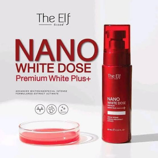 The Elf Nano White Dose Premium White Plus Advanced Whitening Body Serum 60ml (Red Elf)