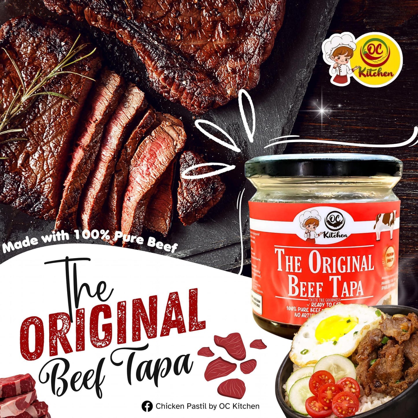 OC Kitchen The Original Beef Tapa Spicy - 330g