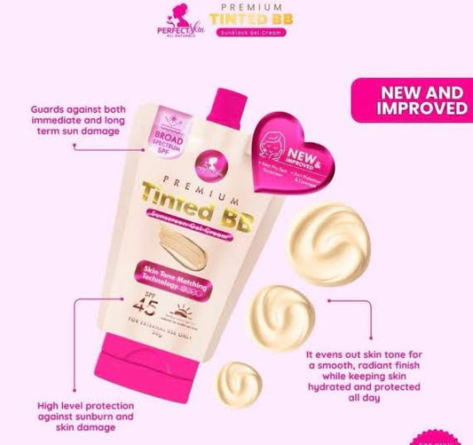 Perfect Skin TINTED BB SUNSCREEN GEL CREAM SPF45 50g