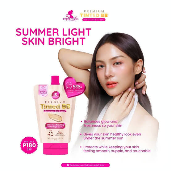 Perfect Skin TINTED BB SUNSCREEN GEL CREAM SPF45 50g