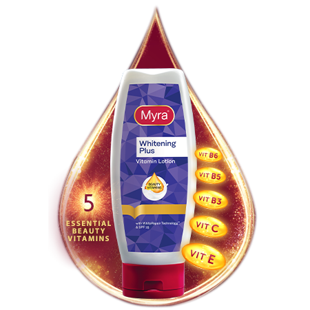 Myra E Whitening Plus Vitamin Lotion - 200ml