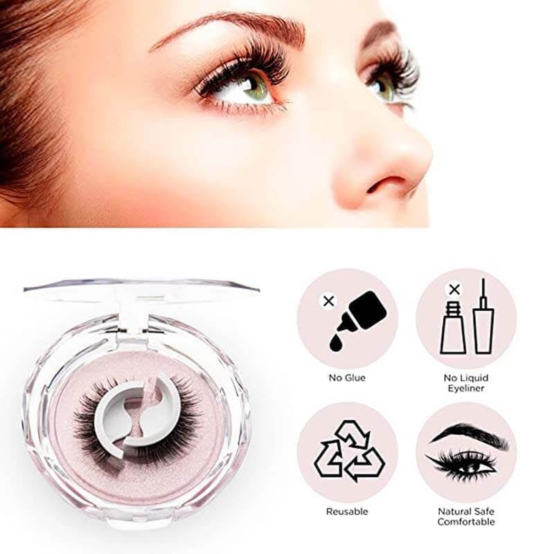 TiKi Reusable Magnetic Eyelashes (Two Styles in One)