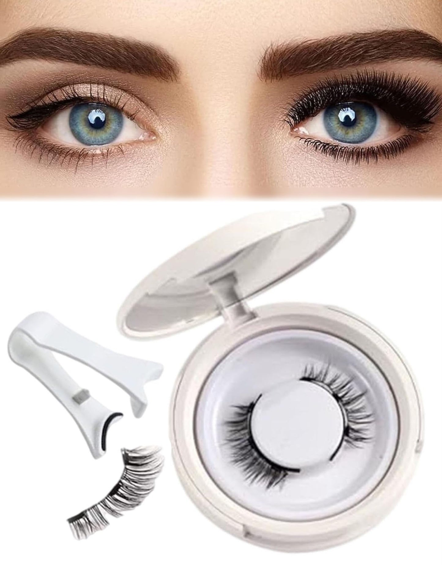TiKi Reusable Magnetic Eyelashes (Two Styles in One)