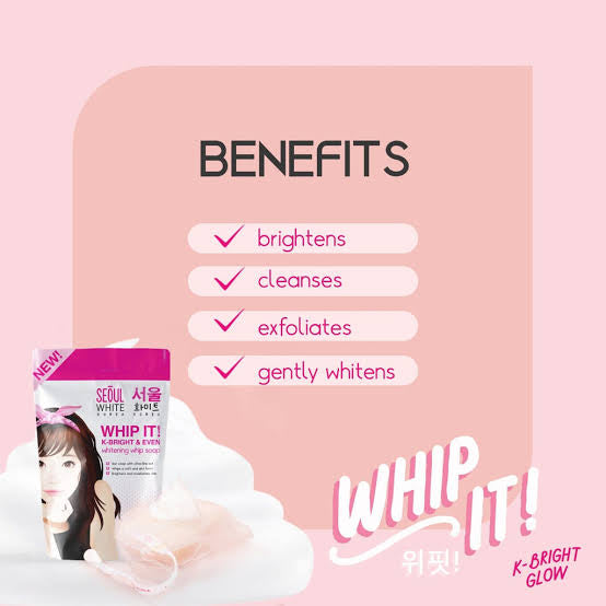 SEOUL WHITE KOREA Whip It! Whitening Whip Soap 120g