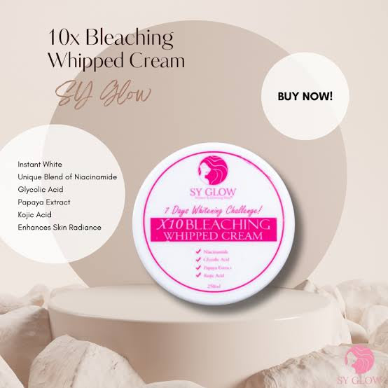 SY GLOW X10 Bleaching Whipped Cream - 250ml