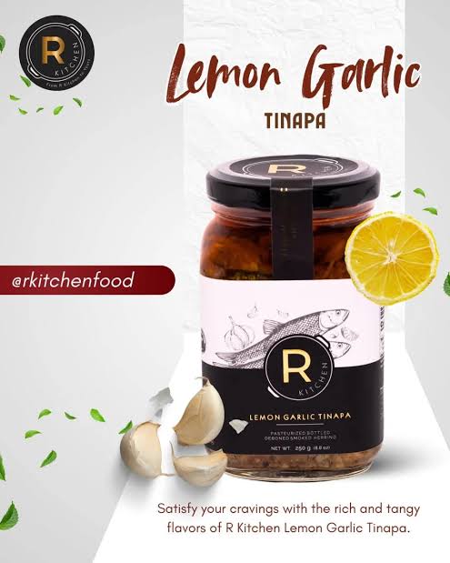 R KITCHEN LEMON-GARLIC TINAPA 250G