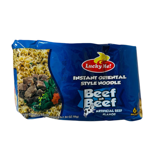 LUCKY ME Beef na Beef 6x55g