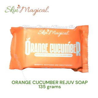 Skin Magical Orange Cucumber Premium Rejuvenating Face and Body Soap 150g