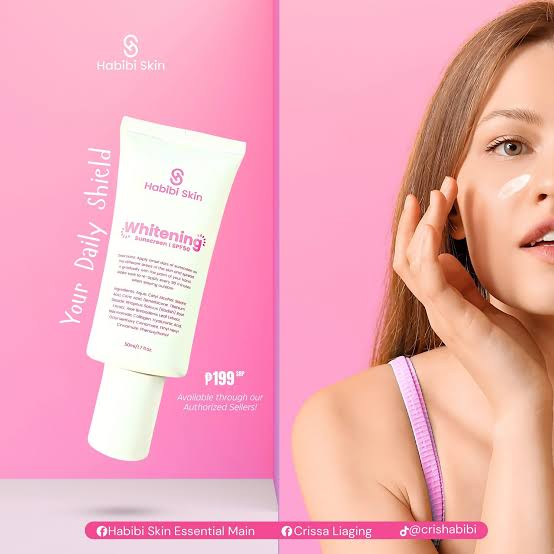 Habibi Skin Whitening Sunscreen SPF50