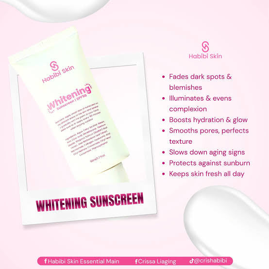 Habibi Skin Whitening Sunscreen SPF50