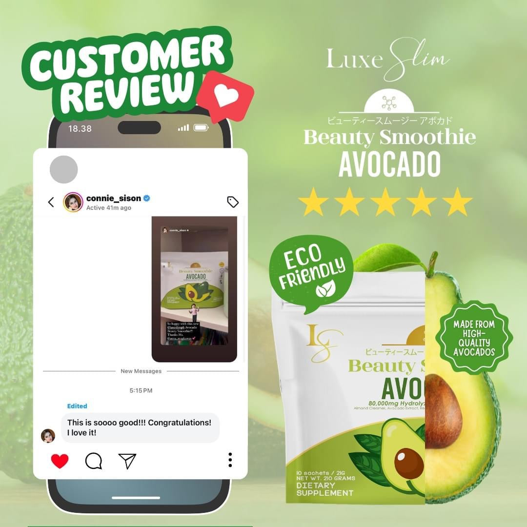 Luxe Slim Beauty Smoothie Avocado