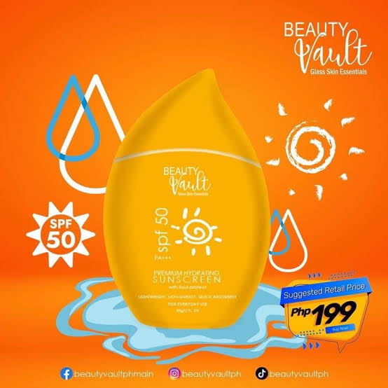 Beauty Vault Premium Hydrating Sunscreen SPF 50 - 50g