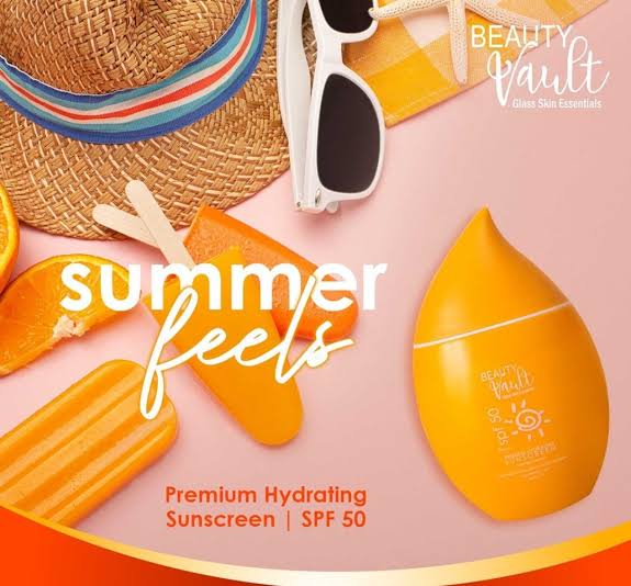 Beauty Vault Premium Hydrating Sunscreen SPF 50 - 50g