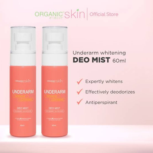 Organic Skin Japan Intensive Whitening Underarm Deo Mist Deodorant Spray (60ml)