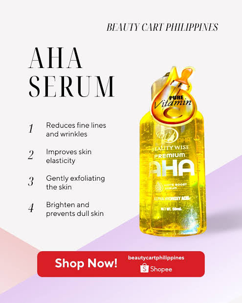 Beauty Wise Premium AHA White Boost 50ML