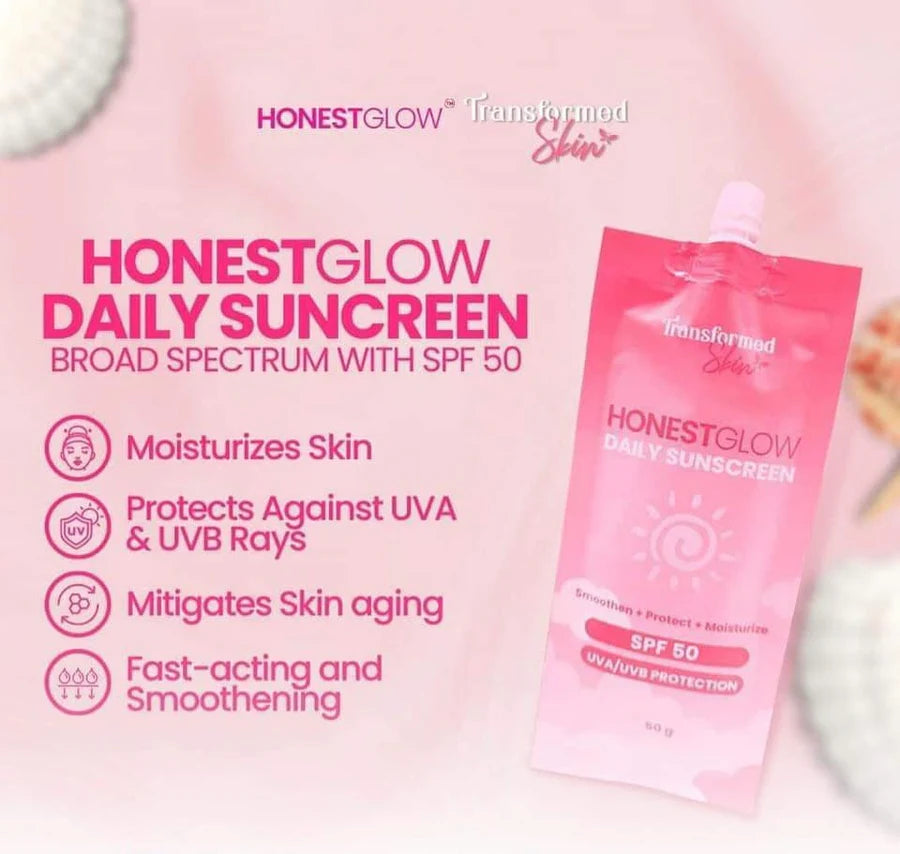 Honest Glow Daily Sunscreen SPF50 - 50g