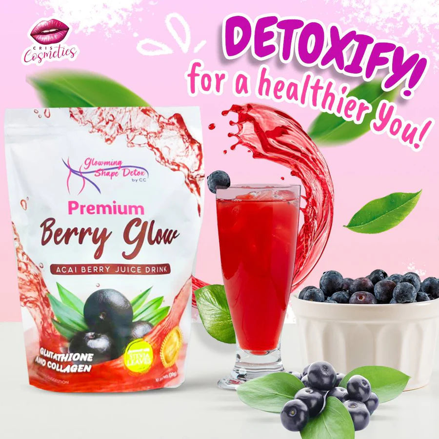 Premium Berry Glow Acai Berry Juice Drink by Glowming