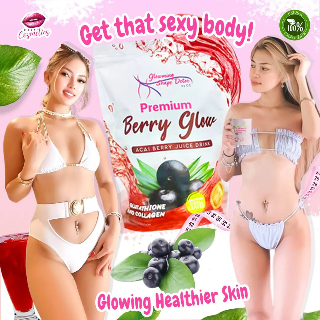 Premium Berry Glow Acai Berry Juice Drink by Glowming