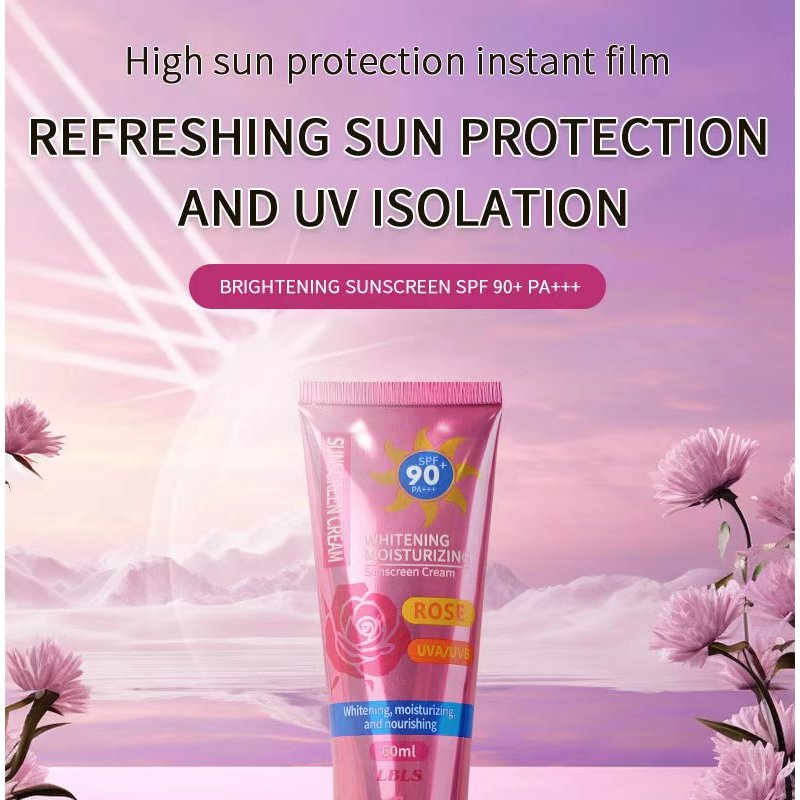 LBLS Whitening and Moisturizing Sunscreen Cream Rose UVA/UVB SPF90+++ - 60ml