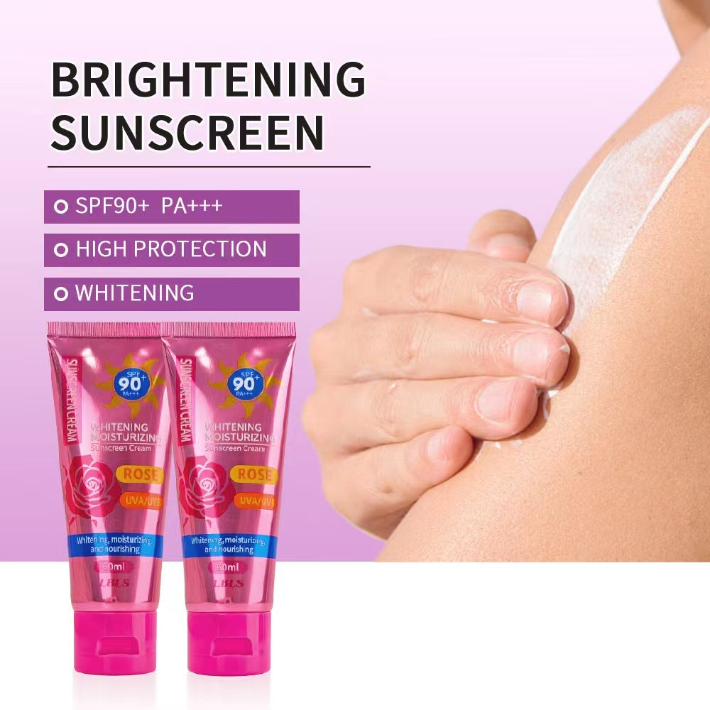 LBLS Whitening and Moisturizing Sunscreen Cream Rose UVA/UVB SPF90+++ - 60ml