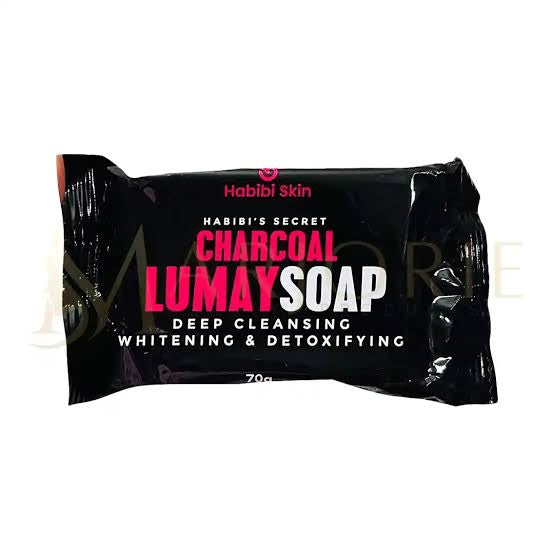 Habibi Skin CHARCOAL LUMAY SOAP 70g
Deep Cleansing Detoxifying Whitening