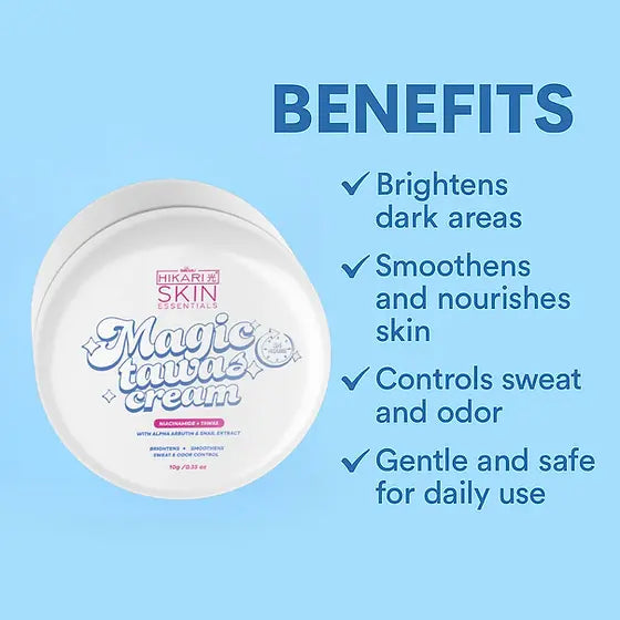 Hikari Skin Essentials Magic Tawas Cream 10g