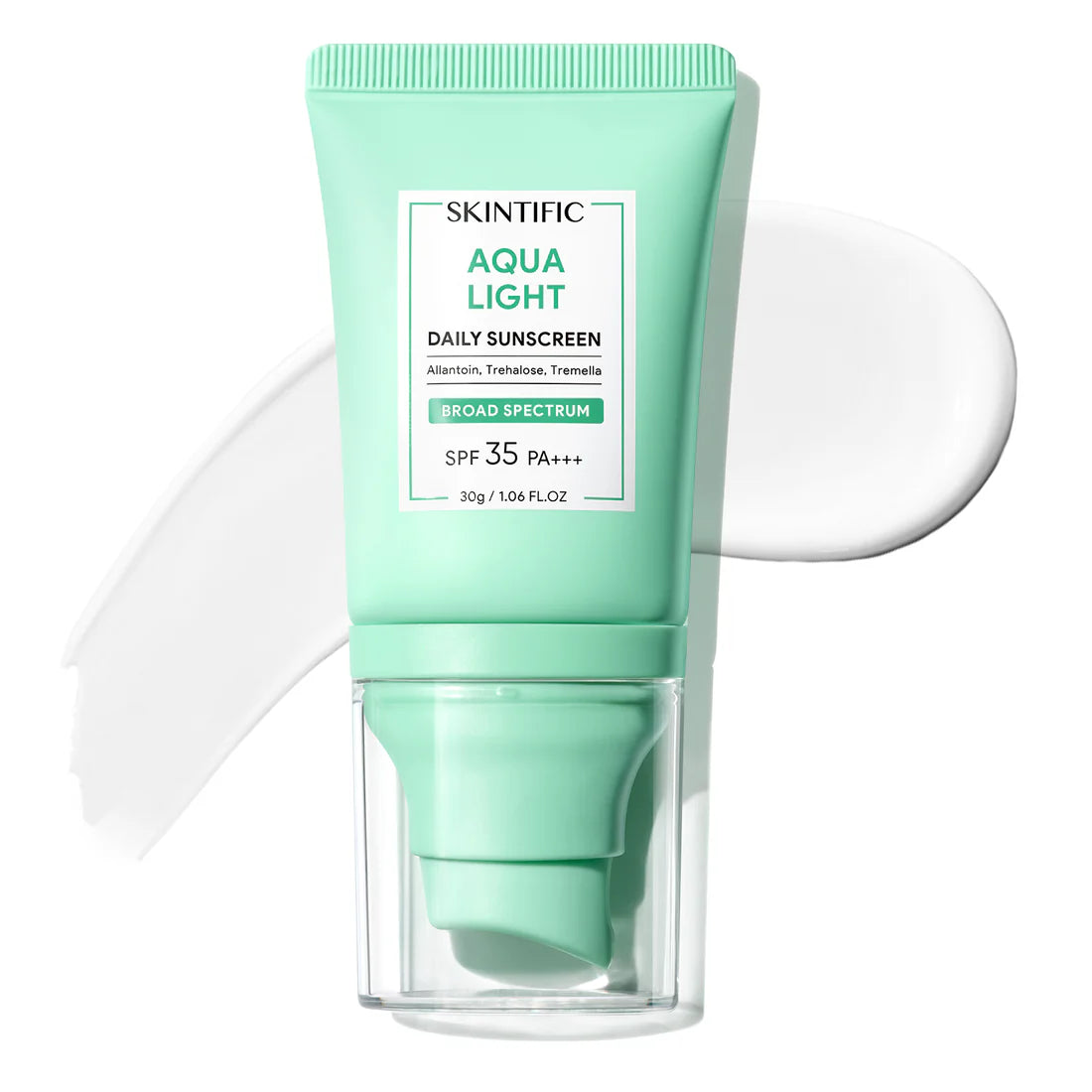 SKINTIFIC Aqua Light Daily Sunscreen SPF 35 PA+++ Lightweight Water-Burst Sunscreen