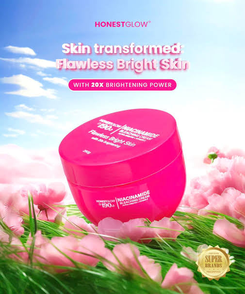 Honest Glow 190 Niacinamide Bleaching Cream 250g