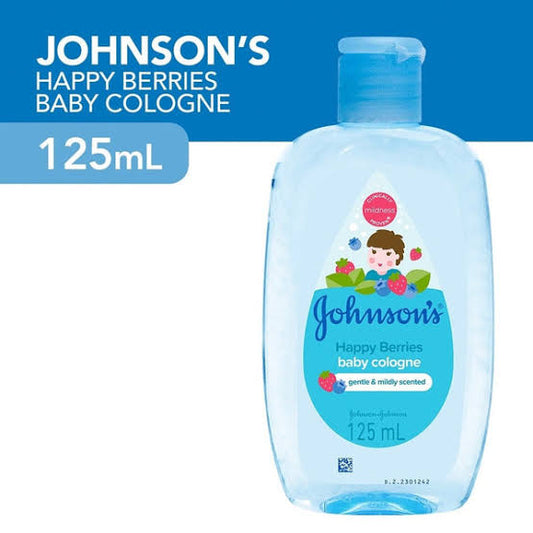 Johnsons Happy Berries Baby Cologne - gentle and mildly scented - 125ml