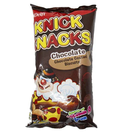 KNICK KNACKS CHOCOLATE BOX COATED BISCUIT 50G